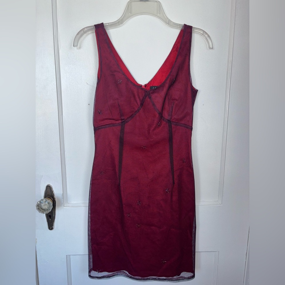 Express World Brand Beaded mini dress